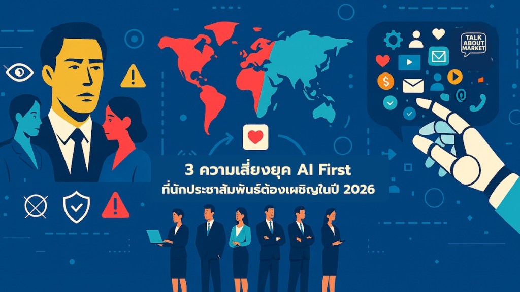 3 ความเสี่ยงยุค AI First ที่นักประชาสัมพันธ์ต้องเผชิญในปี 2026 - 1