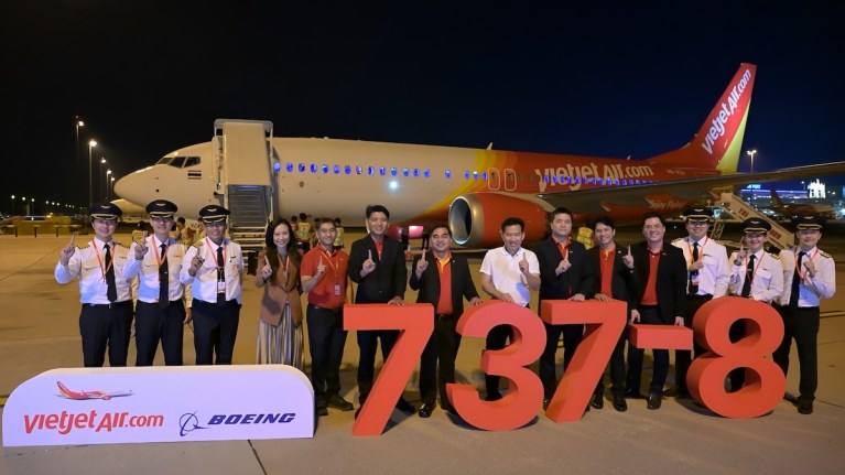 เวียตเจ็ทไทยแลนด์ รับมอบโบอิ้ง 737-8 (1)
