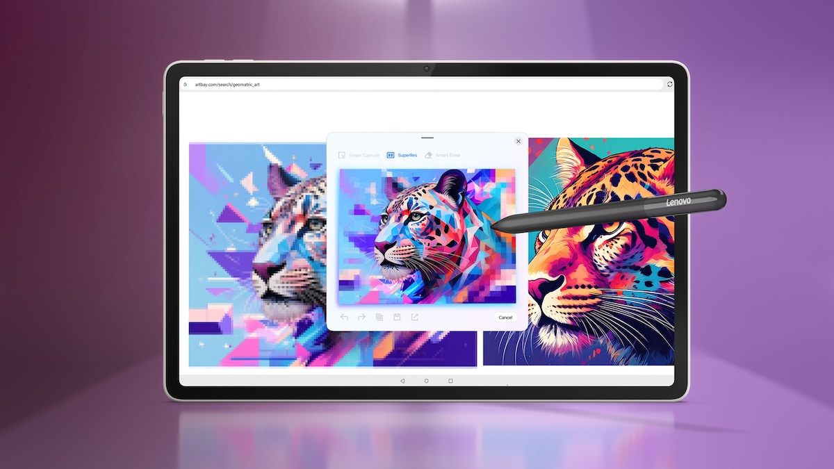 Lenovo_Yoga_Tab_Topaz_Lenovo_AI_SuperRes_with_stylus