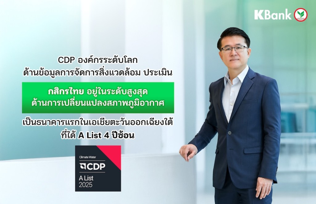 กสิกรไทย ธนาคารแรกในเอเชีย