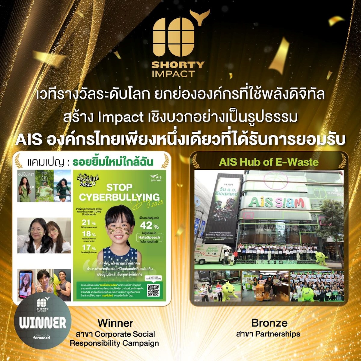 เอไอเอส Shorty Impact Awards 2025