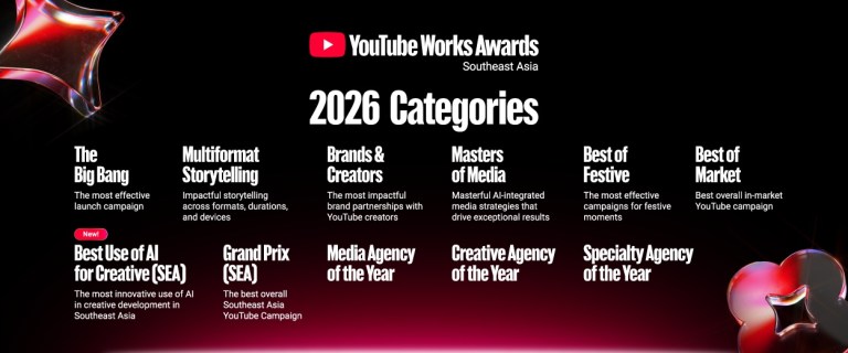 YouTube Works Awards Southeast Asia 2026