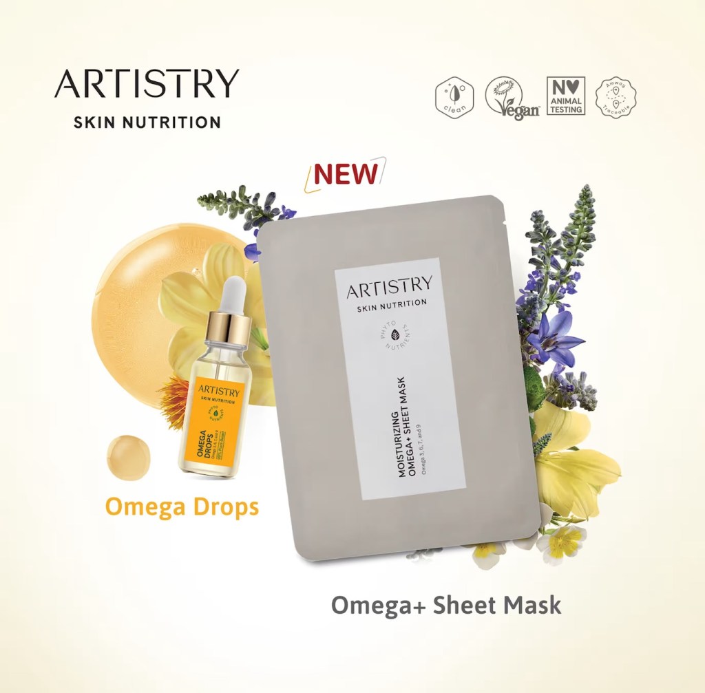Artistry Omega Drops_Omega+ Sheet Mask
