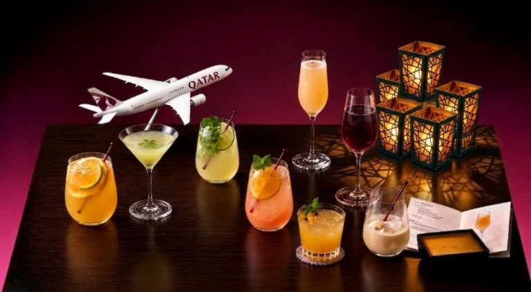 Qatar Airways Mixologist Lorenzo Cocktail & Mocktail