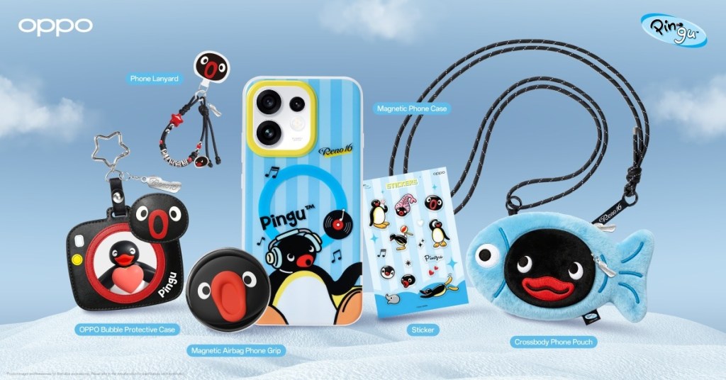 OPPO Reno16 Series 5G x Pingu Limited Edition Collection_002