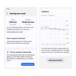 Samsung Hearing Aid Feature Galaxy Buds FDA_Example of a Hearing Test result